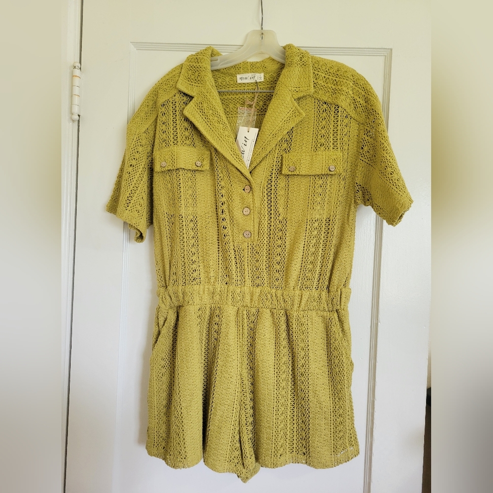 NWT New In Boho See through beach New in Romper